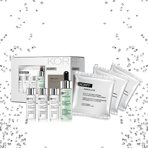 Корфф Абсолют Набор Мультиактив для регенерирующего лифтинг-ухода (3 шт + 3x12 мл + 1x20 мл) (Korff, Абсолют) фото 1