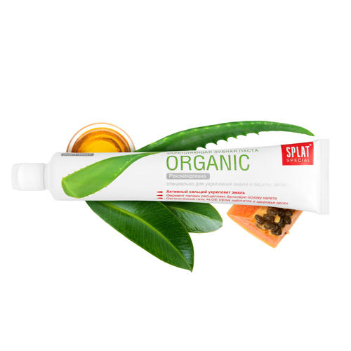 Сплат Специальная укрепляющая зубная паста Органик 75 мл (Splat, Special) фото 4