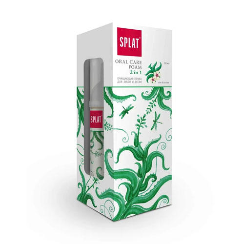 Сплат Очищающая пенка для зубов и десен Алоэ, 50 мл (Splat, Splat) фото 1