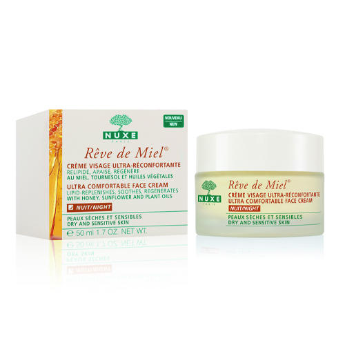 Нюкс Рэв Де Мьель Ночной крем для лица, восстанавливающий комфорт 50мл (Nuxe, Reve De Miel) фото 4