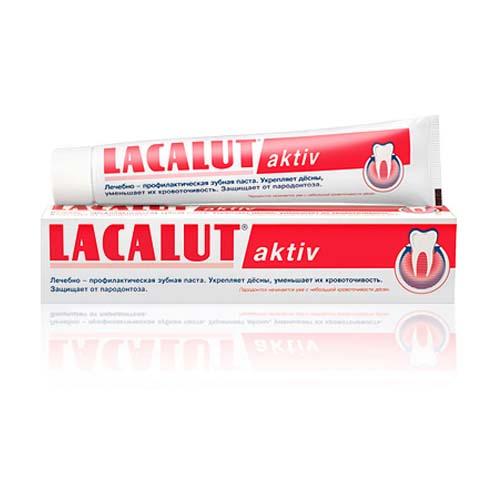 Лакалют Зубная паста Lacalut Актив 50 мл (Lacalut, Кровоточивость десен) фото 0