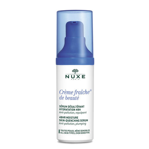 Nuxe Интенсивная увлажняющая сыворотка 48 часов Moisture Skin-Quenching Serum Anti-pollution plumping, 30 мл (Nuxe, Creme fraiche de beaute)