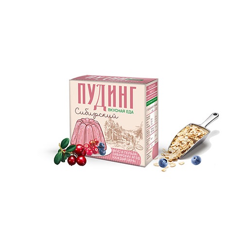  Сухой десерт Чиа пудинг, сибирский, 2 саше х 28 гр (Сибирская клетчатка, Здоровое питание) фото 1