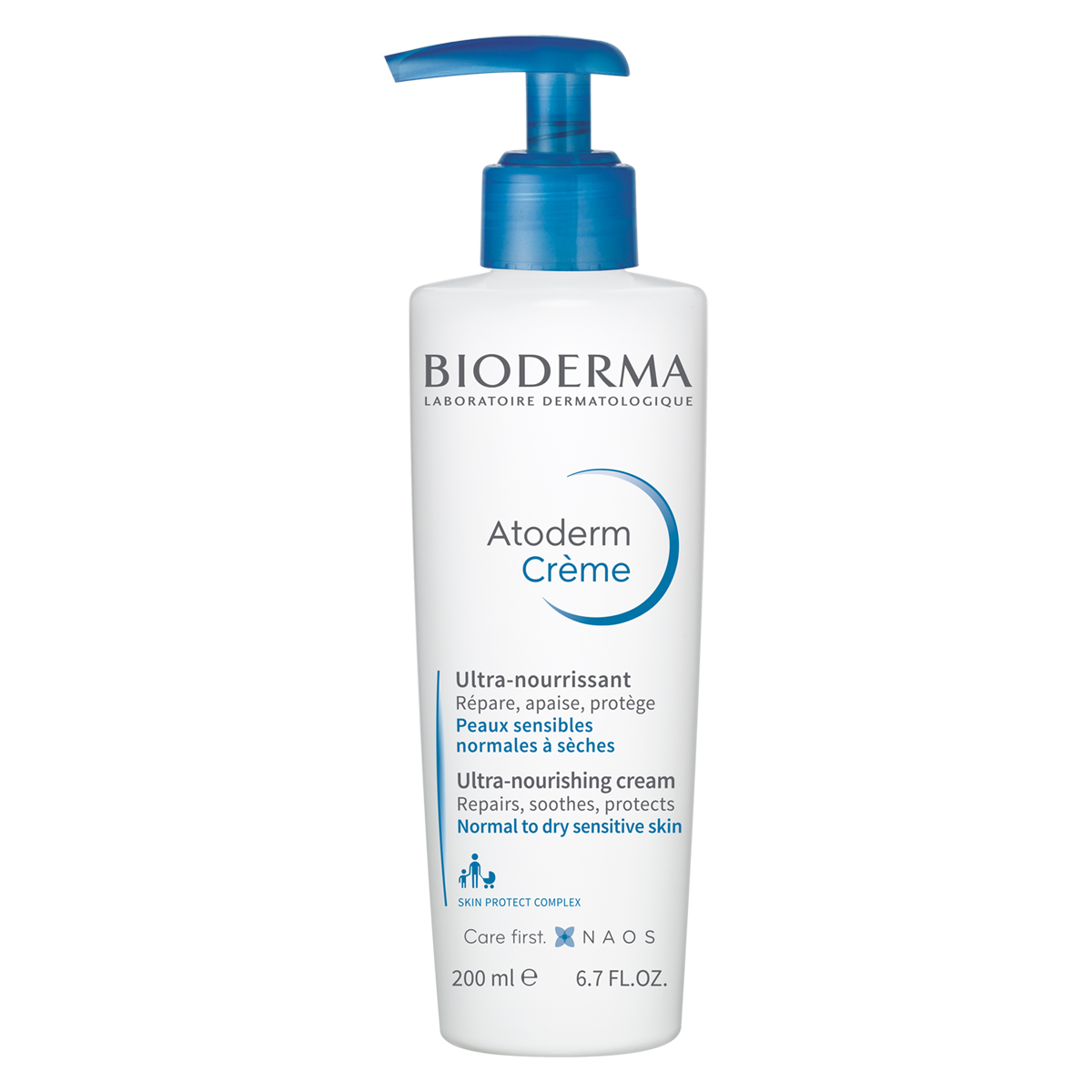 Биодерма Питательный увлажняющий крем для лица и тела, 200 мл (Bioderma, Atoderm) фото 0