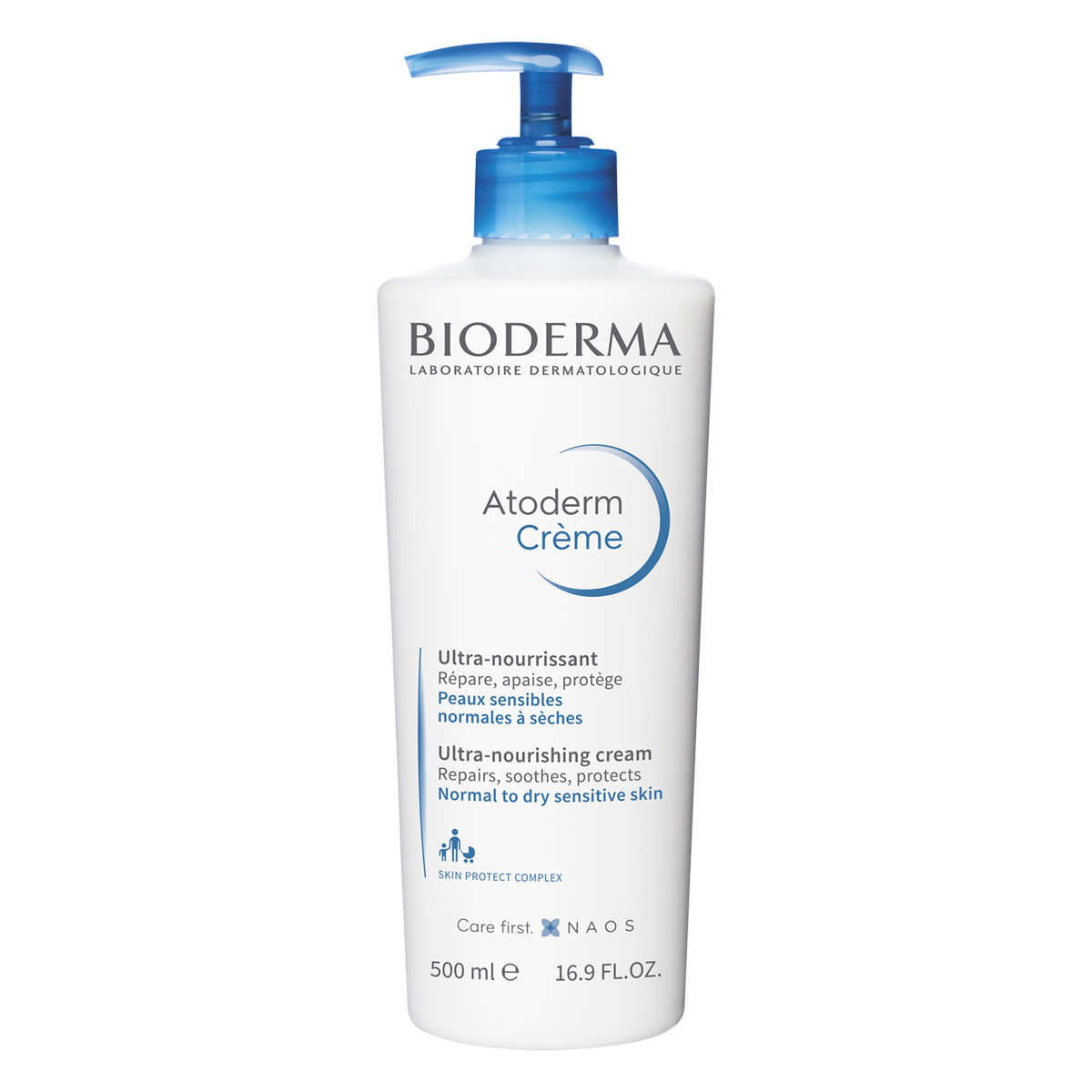 Биодерма Питательный увлажняющий крем для лица и тела, 500 мл (Bioderma, Atoderm) фото 0