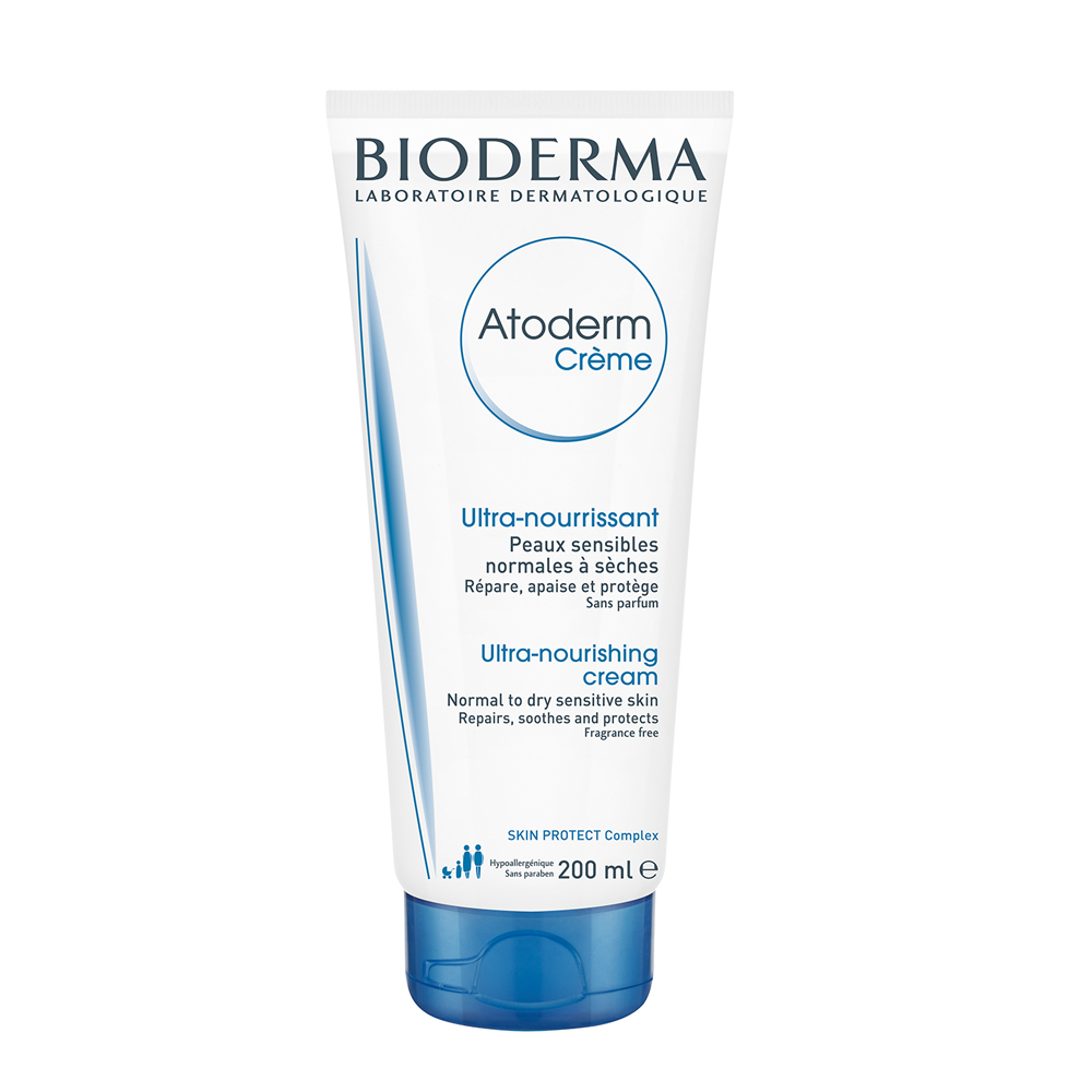 Биодерма Питательный увлажняющий крем для лица и тела, 200 мл (Bioderma, Atoderm) фото 0