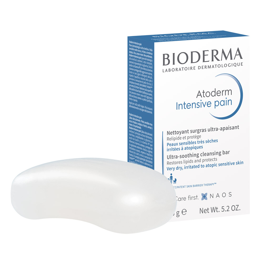 Bioderma Увлажняющее мыло Intensive, 150 г (Bioderma, Atoderm) мыло твердое bioderma питательное восстанавливающее мыло для сухой поврежденной и атопичной кожи atoderm