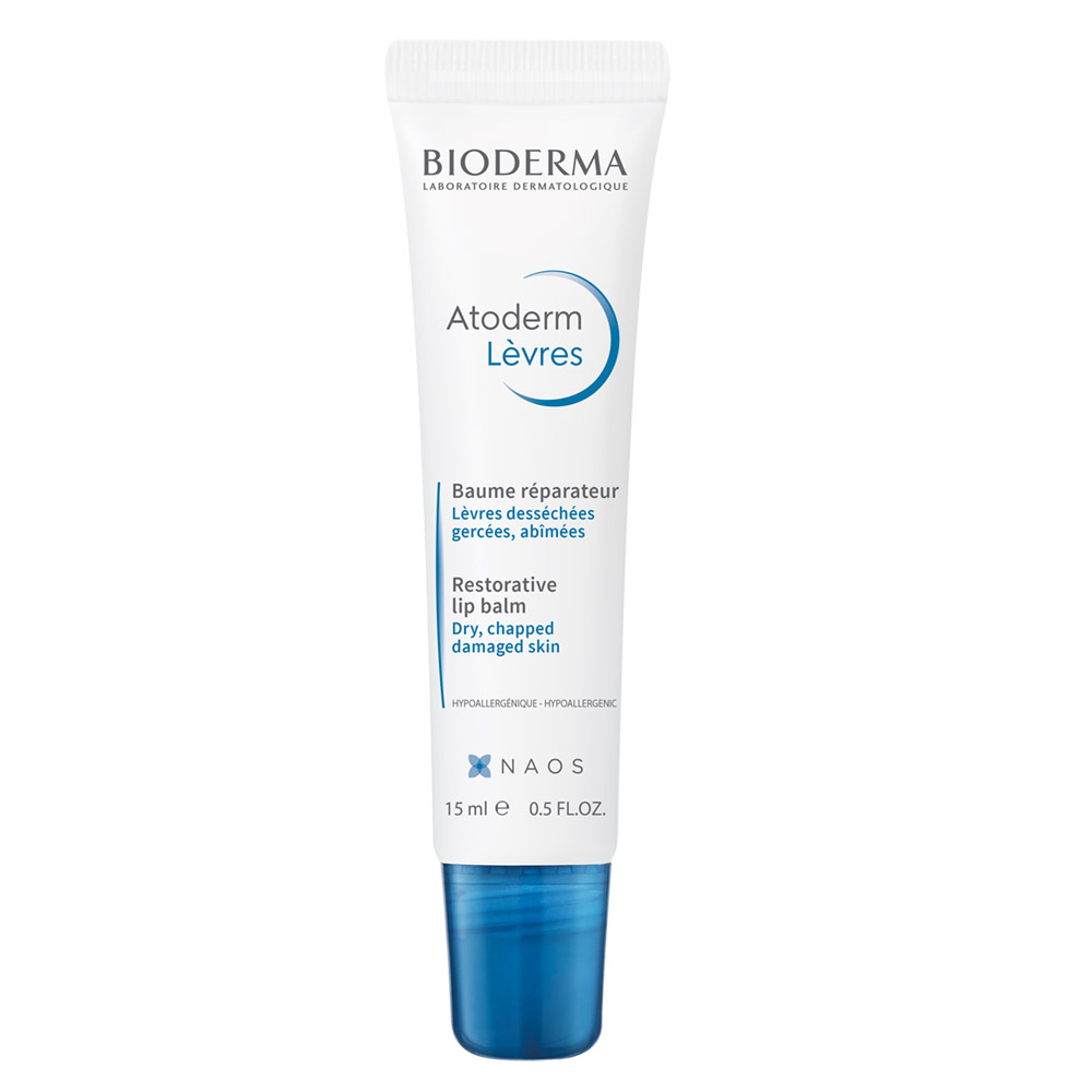 Bioderma Питательный бальзам для губ,15 мл (Bioderma, Atoderm) бальзам для губ bioderma бальзам для губ питательный увлажняющий восстанавливающий atoderm