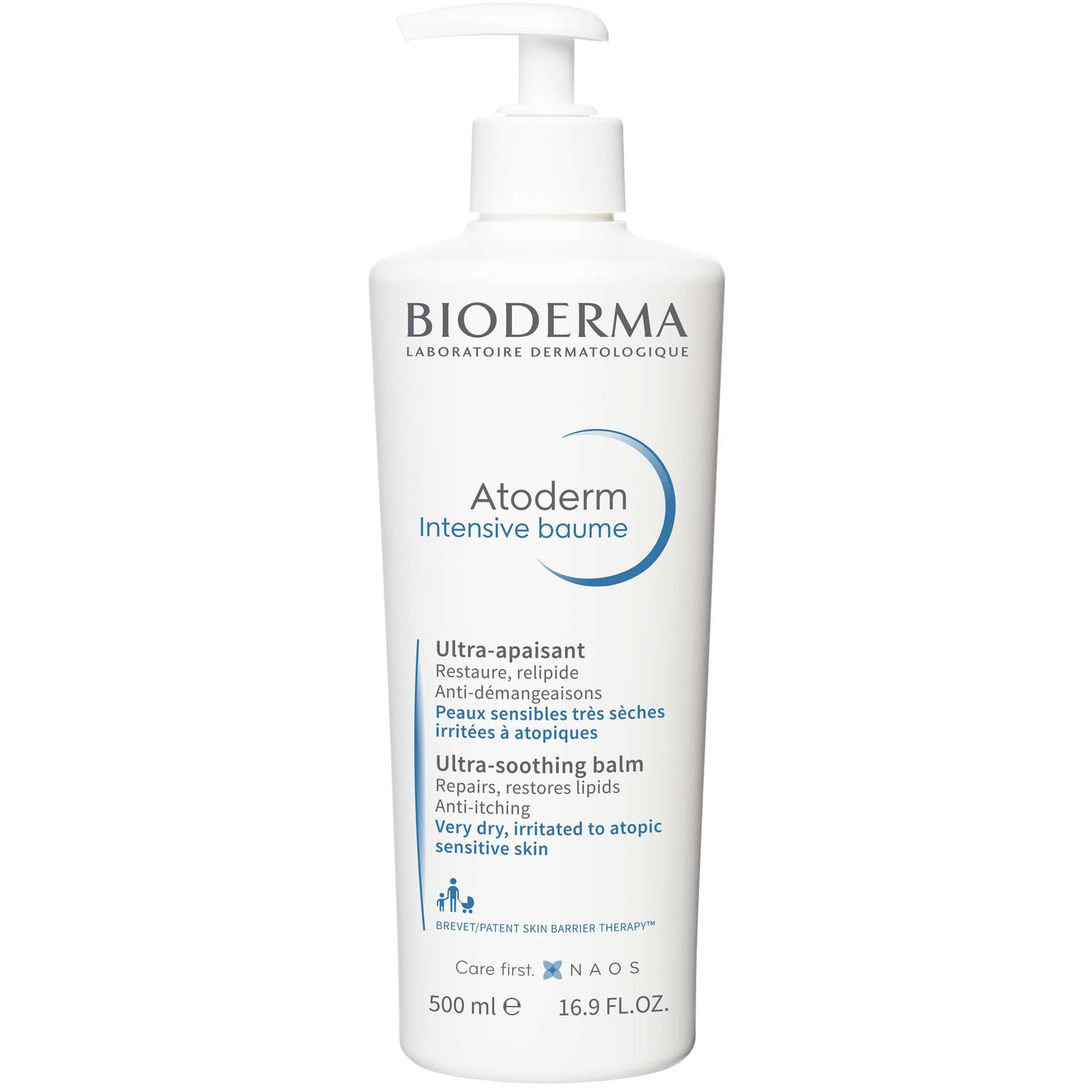 Bioderma Набор для лица и тела бальзам интенсив 500 мл  мицеллярная вода 500 мл. фото