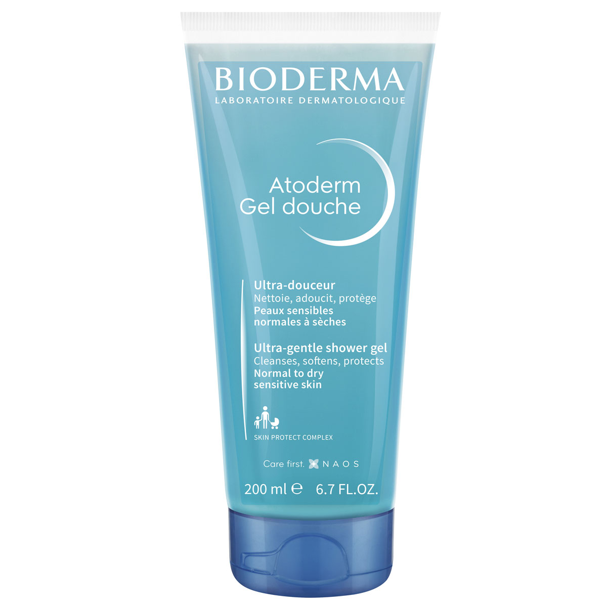Bioderma Гель для душа, 200 мл (Bioderma, Atoderm) масло для душа для сухой чувствительной и атопичной кожи лица и тела atoderm bioderma биодерма 100мл