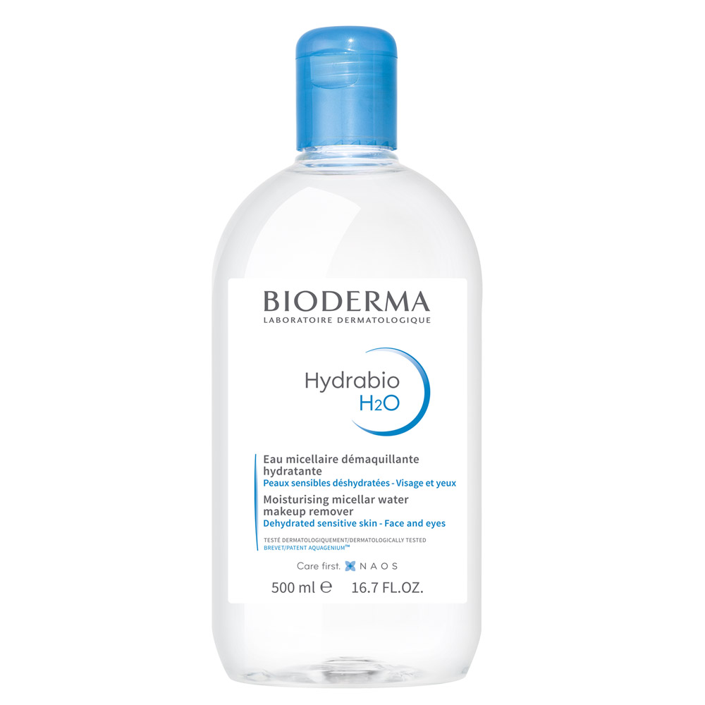 Биодерма Увлажняющая мицеллярная вода H2O, 500 мл (Bioderma, Hydrabio) фото 0