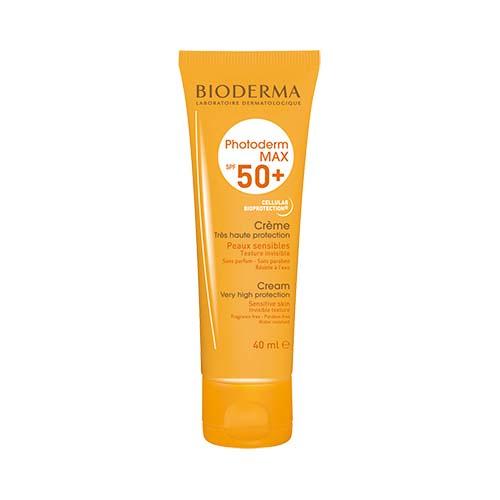 Биодерма Солнцезащитный крем для ухой и нормальной кожи Мах SPF 50+, 40 мл (Bioderma, Photoderm) фото 0