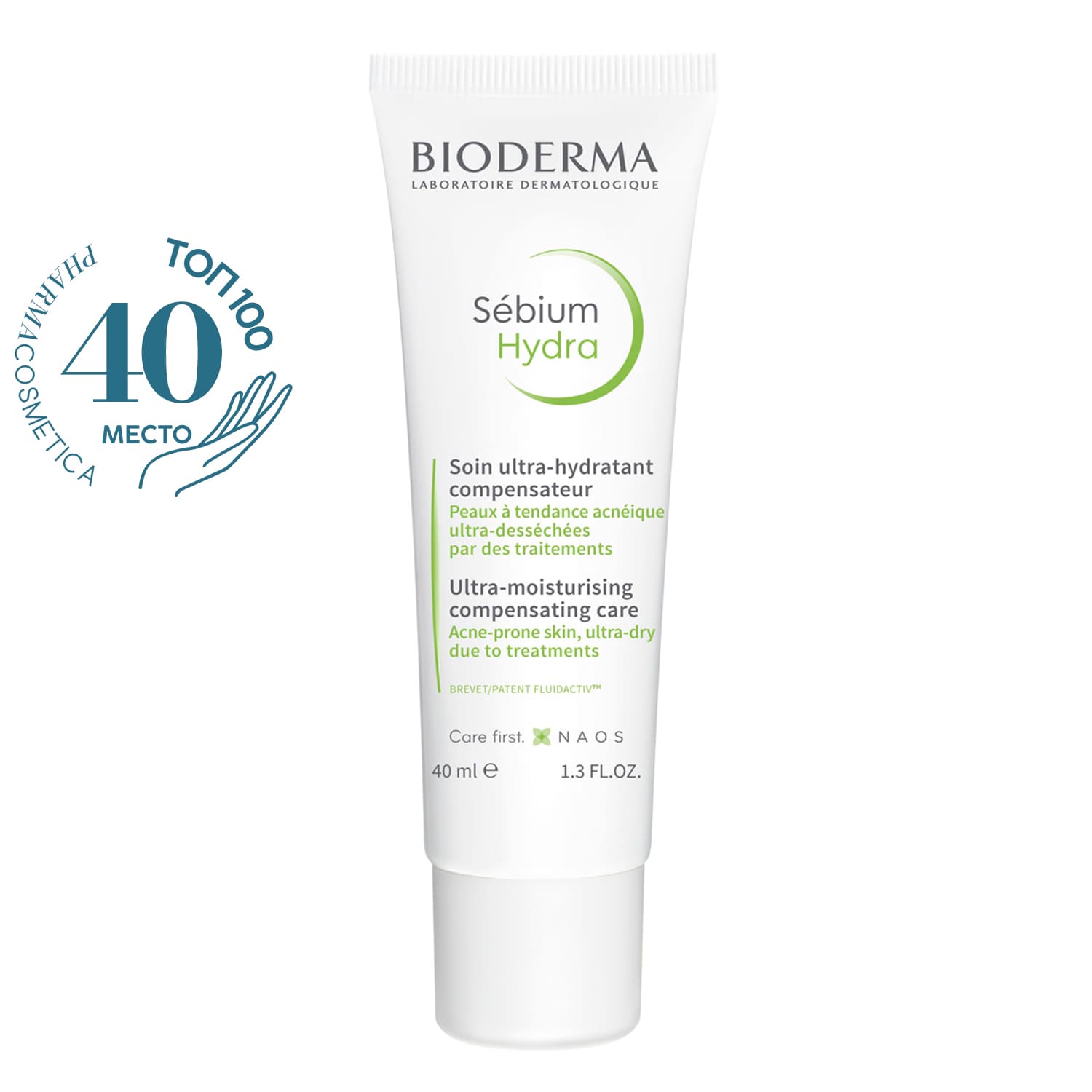 Bioderma Увлажняющий крем Hydra для пересушенной кожи с воспалениями, 40 мл (Bioderma, Sebium) крем для лица bioderma гидра крем увлажняющий для пересушенной кожи с воспалениями sebium