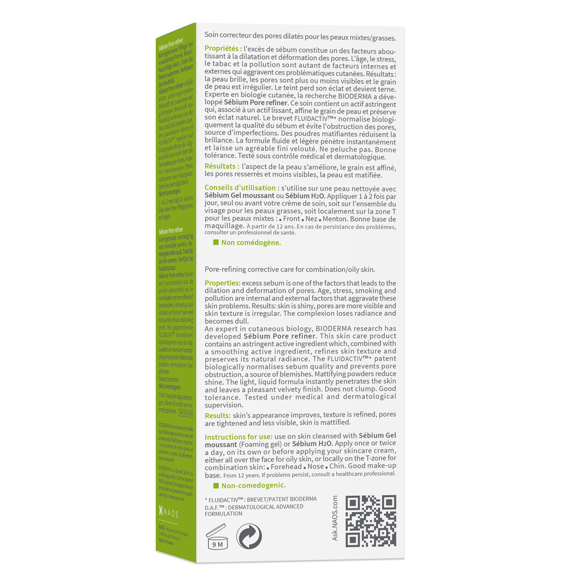 Биодерма Концентрат для сужения пор, 30 мл (Bioderma, Sebium) Биодерма Концентрат для сужения пор, 30 мл (Bioderma, Sebium) фото 3