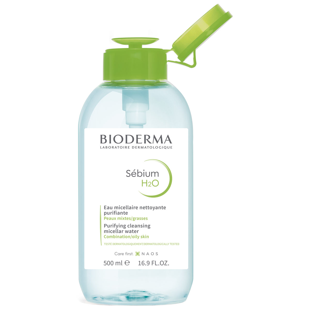 Биодерма Мицеллярная вода для жирной и проблемной кожи с помпой, 500 мл (Bioderma, Sebium) Биодерма Мицеллярная вода для жирной и проблемной кожи с помпой, 500 мл (Bioderma, Sebium) фото 7