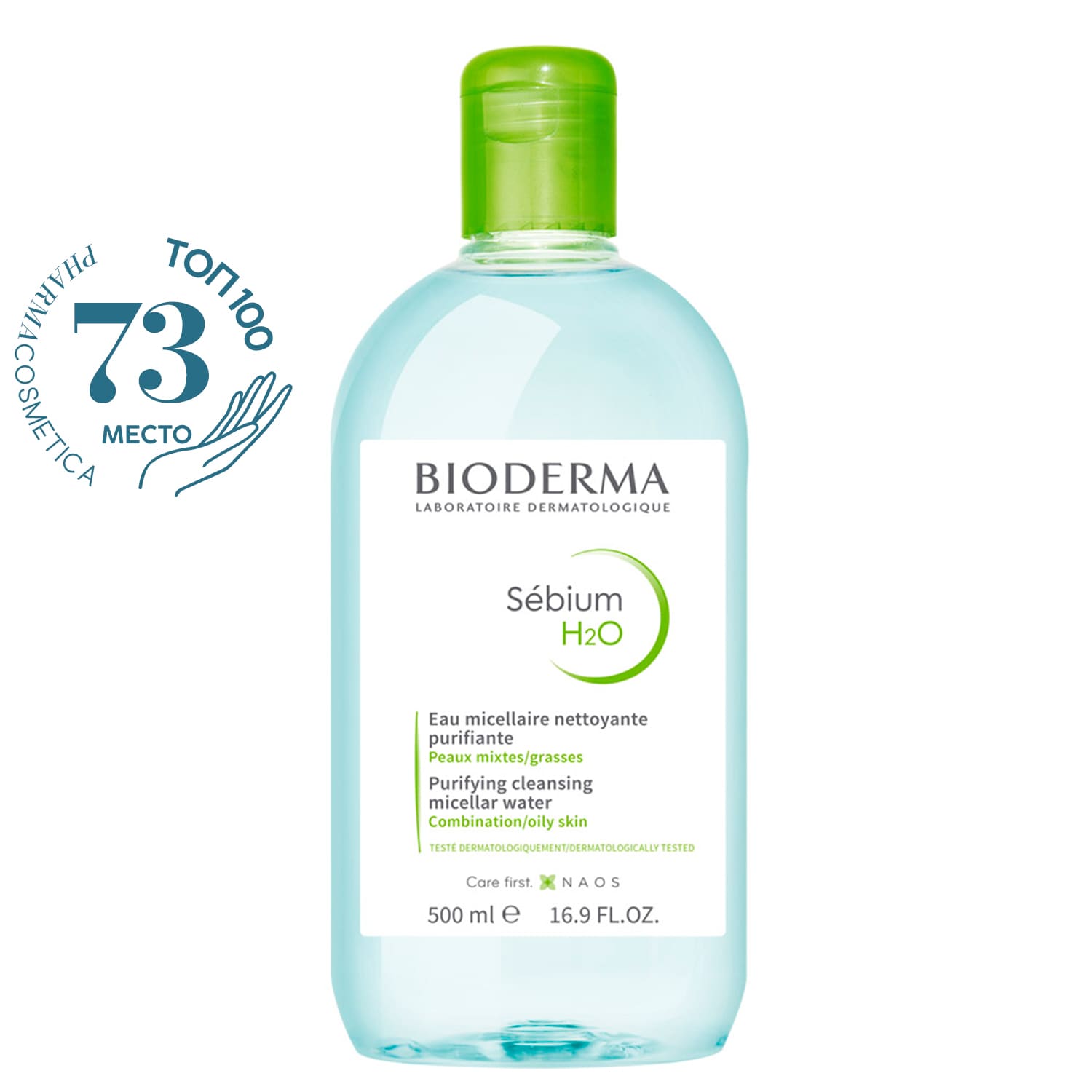 Биодерма Мицеллярная вода для жирной и проблемной кожи, 500 мл (Bioderma, Sebium) фото 0
