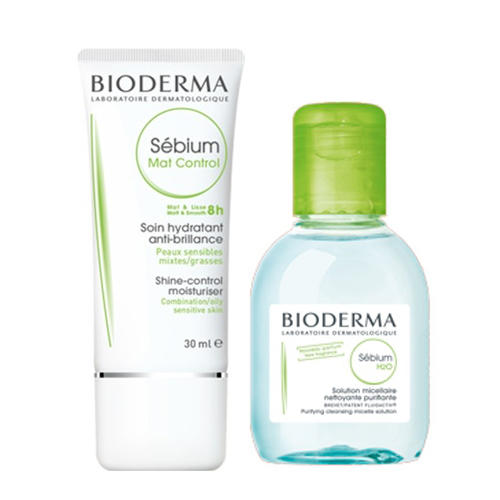Биодерма Набор Себиум Мат Контроль 30 мл + Себиум вода 100 мл (Bioderma, Sebium) фото 0