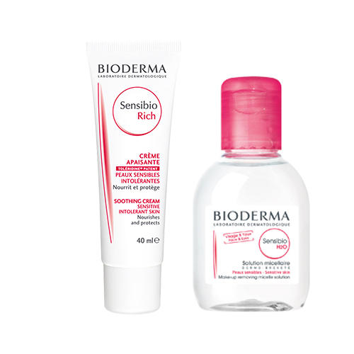 Биодерма Набор Сенсибио Риш крем 40 мл + Сенсибио вода 100 мл (Bioderma, Sensibio) фото 0