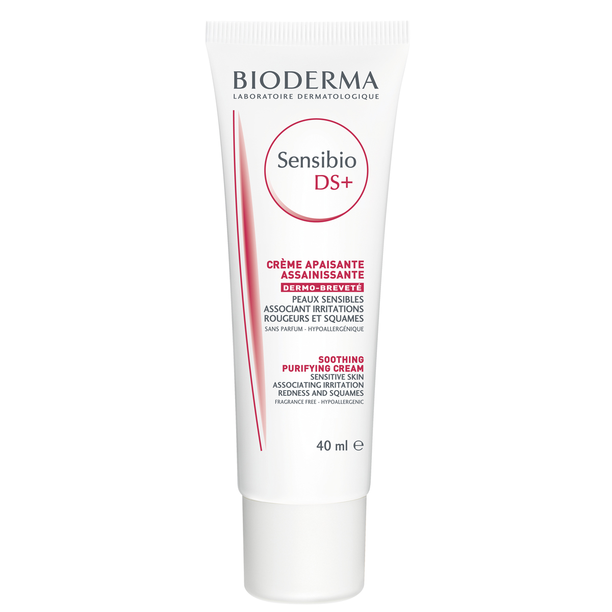 Bioderma Успокаивающий крем DS+, 40 мл (Bioderma, Sensibio) очищающий гель для кожи с покраснениями и шелушениями sensibio ds 200 мл