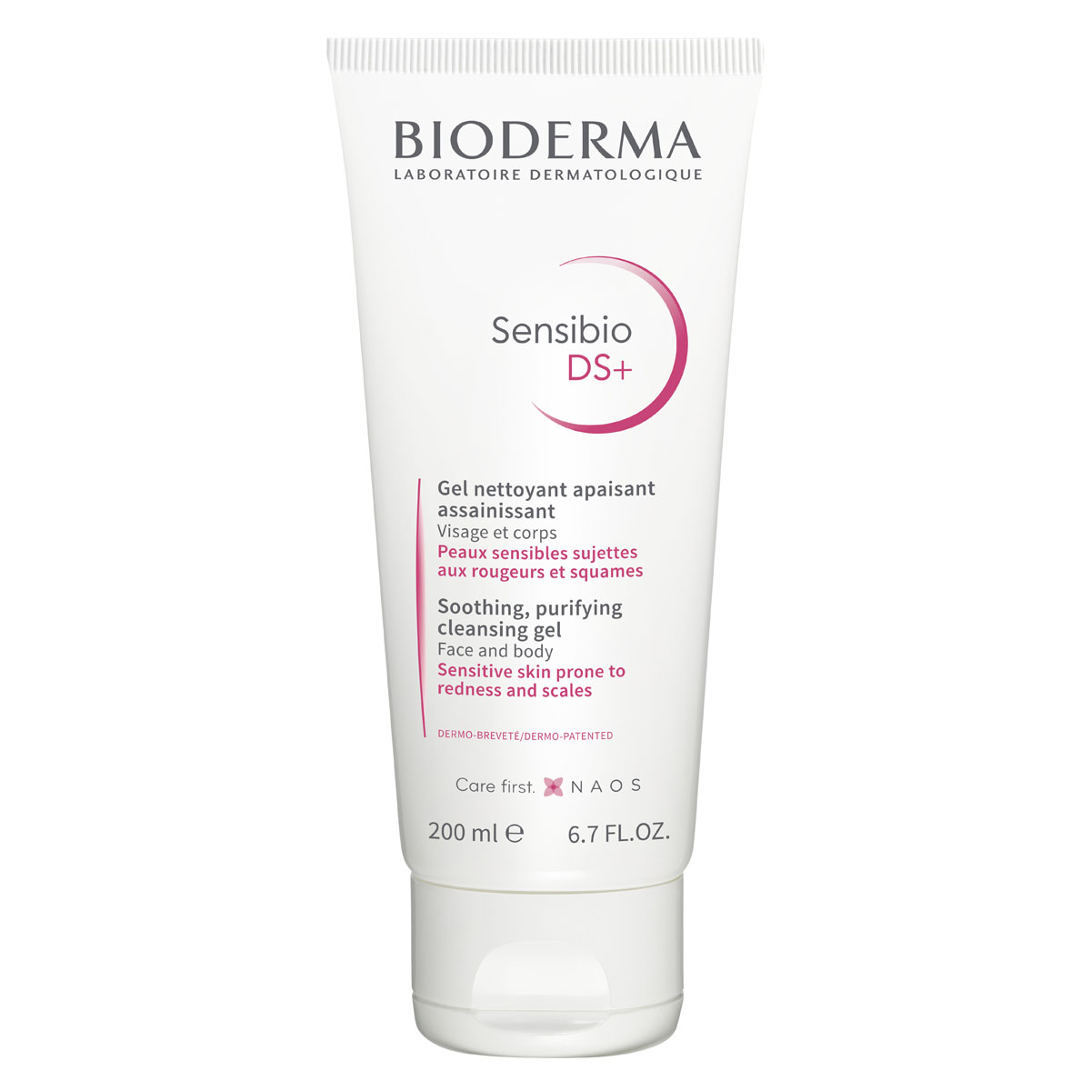 Bioderma Очищающий гель для кожи с покраснениями и шелушениями DS+, 200 мл (Bioderma, Sensibio)