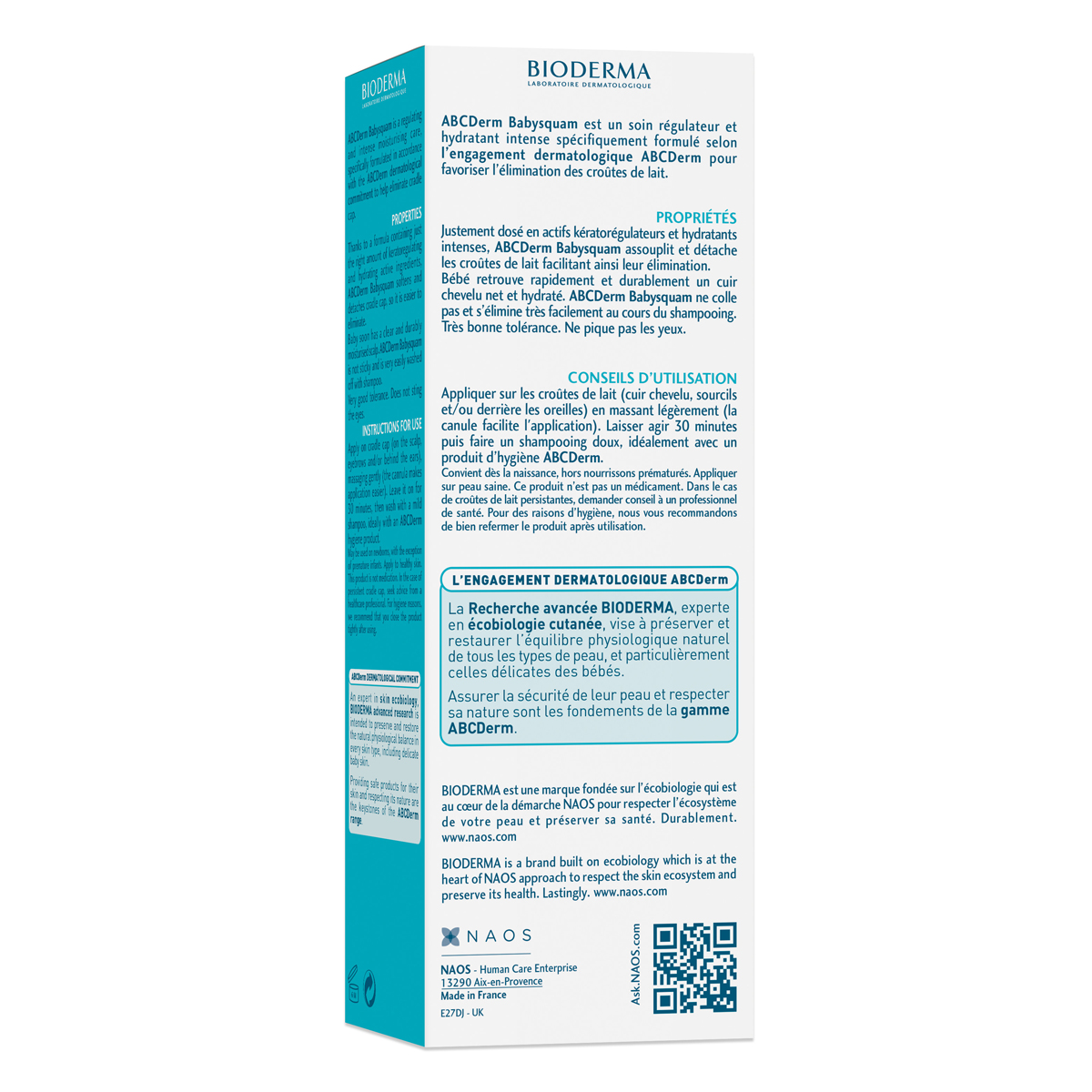 Биодерма Крем Бэбисквам 40 мл (Bioderma, ABC Derm) фото 3