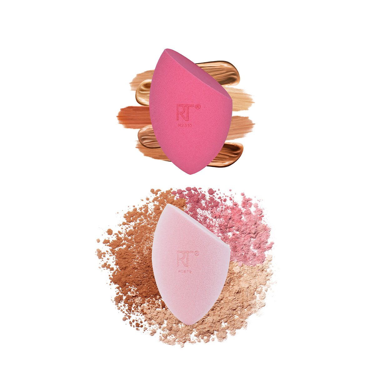 Реал Техникс Набор спонжей Miracle Complexion Sponge + Miracle Powder Sponge, 1 шт (Real Techniques, Love IRL) фото 1