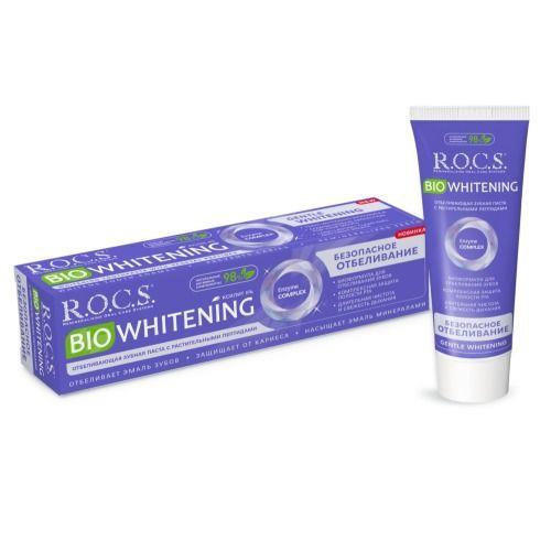 

R.O.C.S. Зубная паста"BIOWHITENING Безопасное отбеливание", 94 г (R.O.C.S., Зубные пасты Adults), Зубные пасты Adults