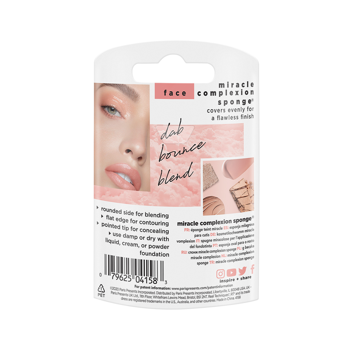 Реал Техникс Спонж для макияжа голубого оттенка Miracle Complexion Limited Edition, 1 шт (Real Techniques, Love IRL) фото 2