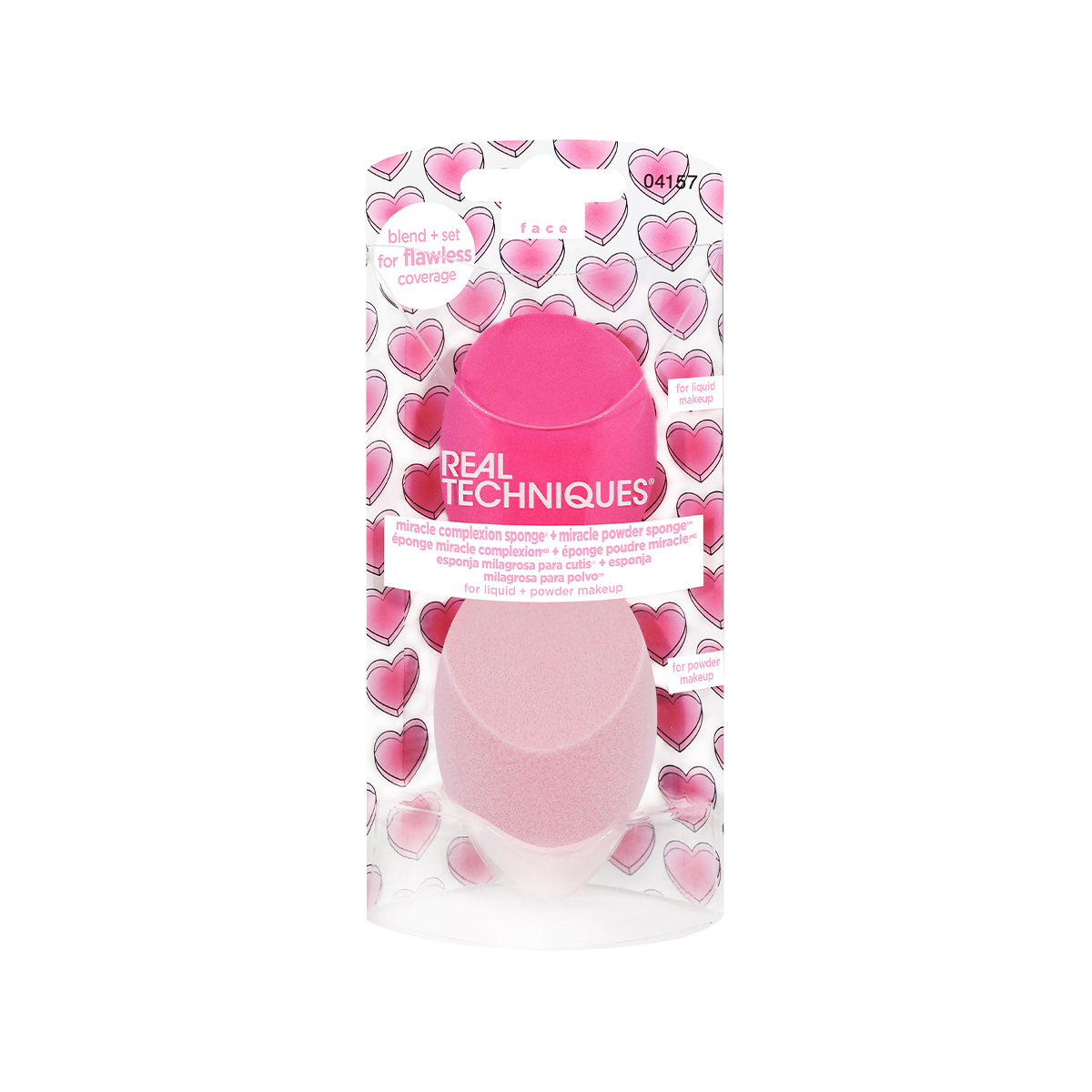 Реал Техникс Набор спонжей Miracle Complexion Sponge + Miracle Powder Sponge, 1 шт (Real Techniques, Love IRL) фото 2