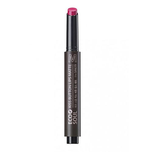 Помада для губ матовая Eco Soul KISS Button Lips Matte, 2 г (The Saem, Lip)