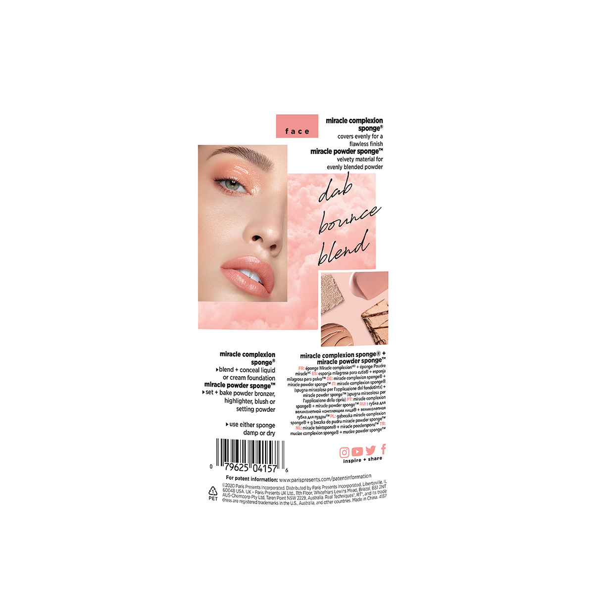 Реал Техникс Набор спонжей Miracle Complexion Sponge + Miracle Powder Sponge, 1 шт (Real Techniques, Love IRL) фото 3