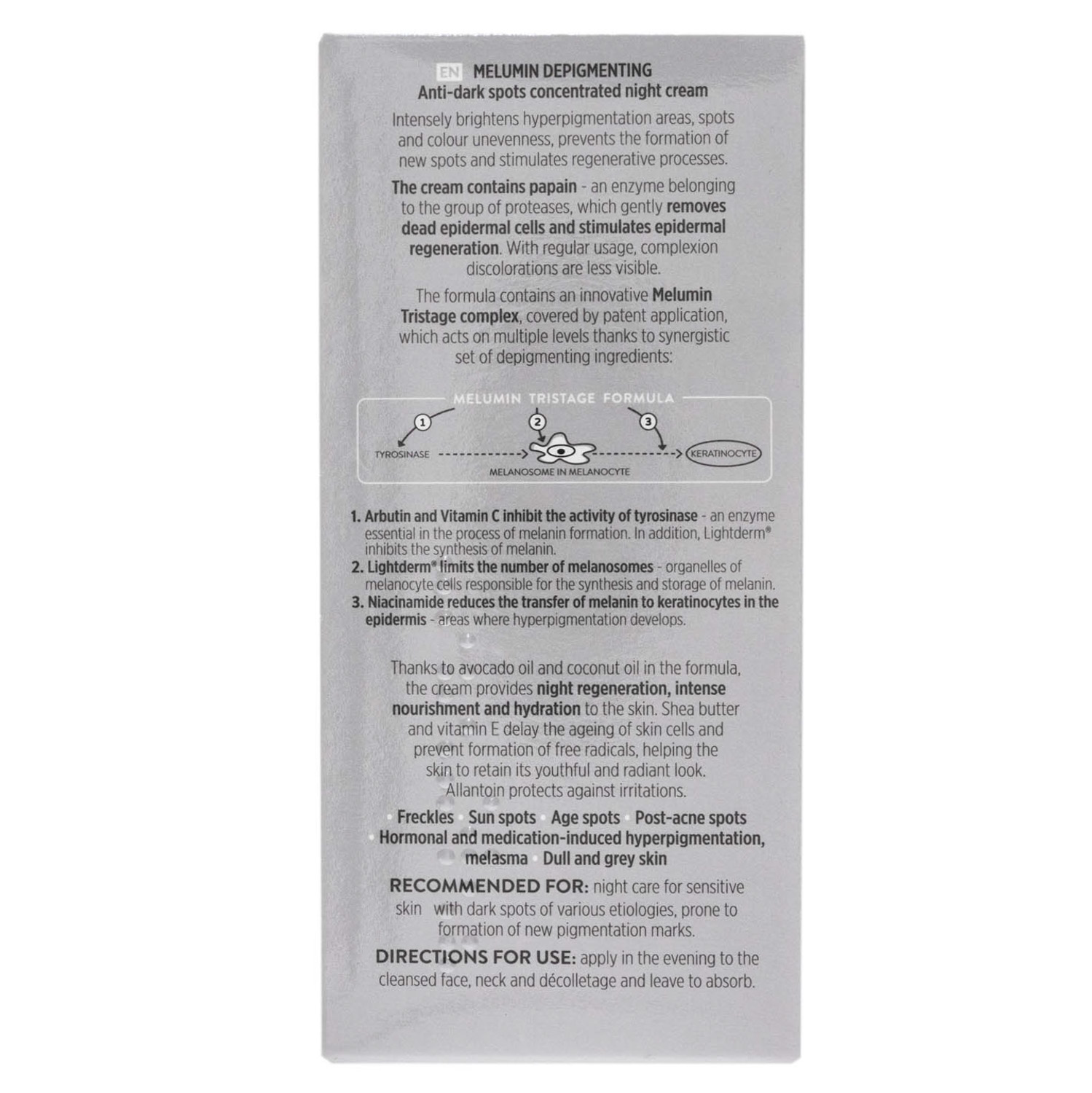 Дермедик Ночной крем-концентрат против пигментных пятен, 50 г (Dermedic, Melumin) Дермедик Ночной крем-концентрат против пигментных пятен, 50 г (Dermedic, Melumin) фото 8