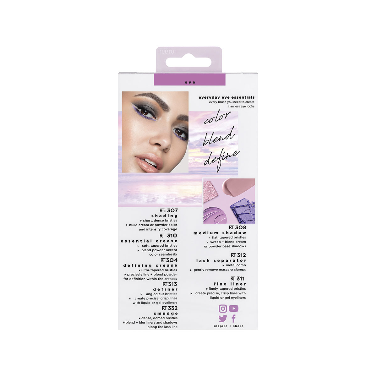 Реал Техникс Набор кистей для макияжа глаз, 1 шт (Real Techniques, Original Collection) фото 4