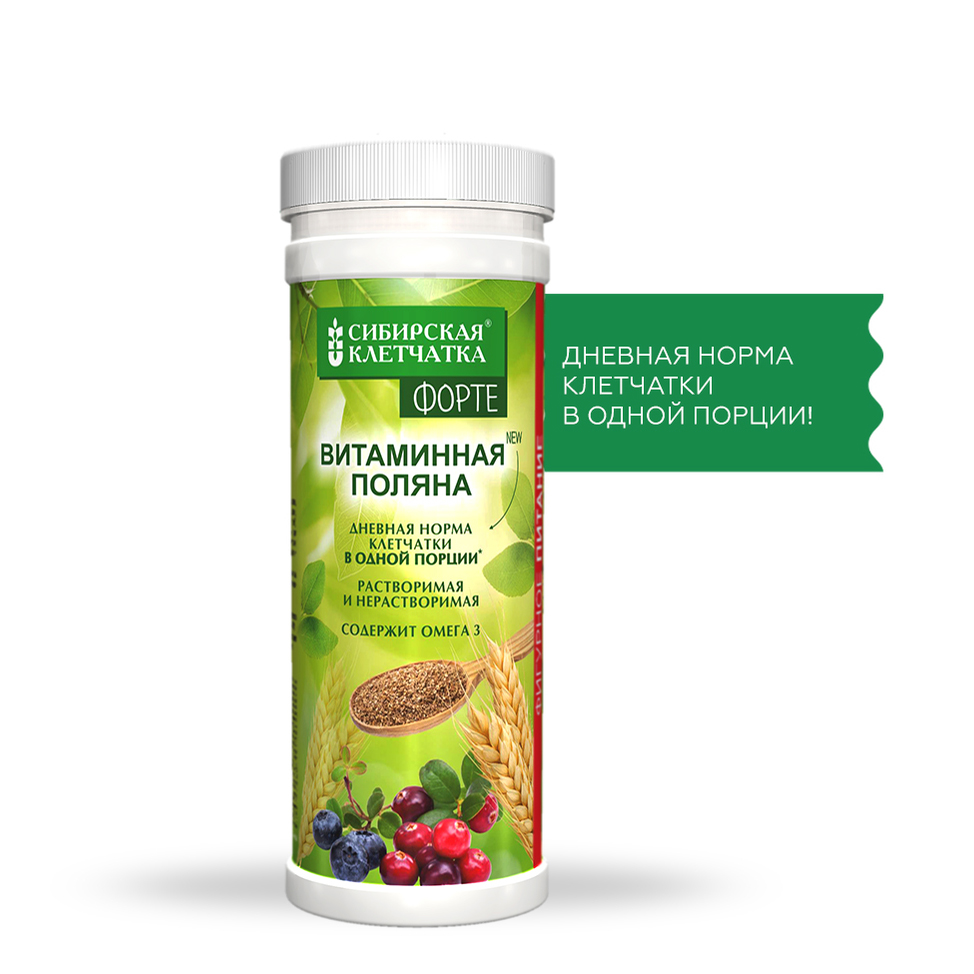  Сибирская клетчатка Витаминная поляна, 200 гр (Сибирская клетчатка, Сибирская клетчатка) фото 1