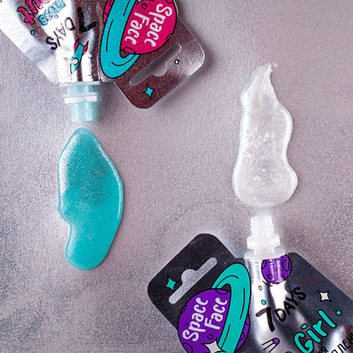  Оторвись-маска-пленка ALIEN GIRL со Звездной пылью и частичкой Лунного моря, 20 гр (7 Days, SPACE FACE) фото 2