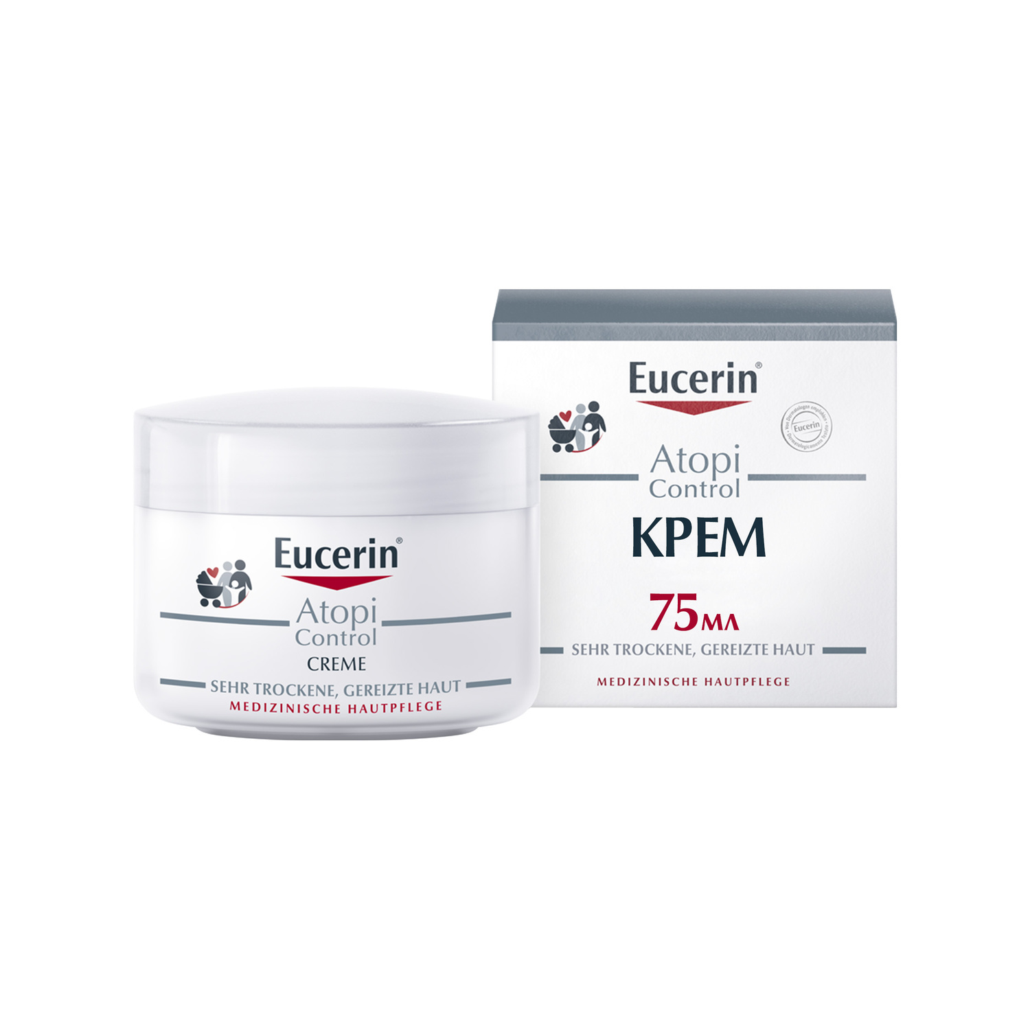 Eucerin Крем для взрослых, детей и младенцев, 75 мл (Eucerin, Atopi Control)