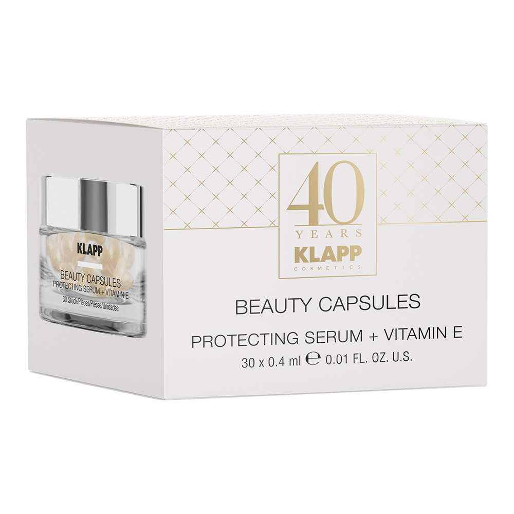 Клапп Капсулы для лица Protecting Serum + Vitamin E, 30 шт (Klapp, Beauty Capsules) фото 0