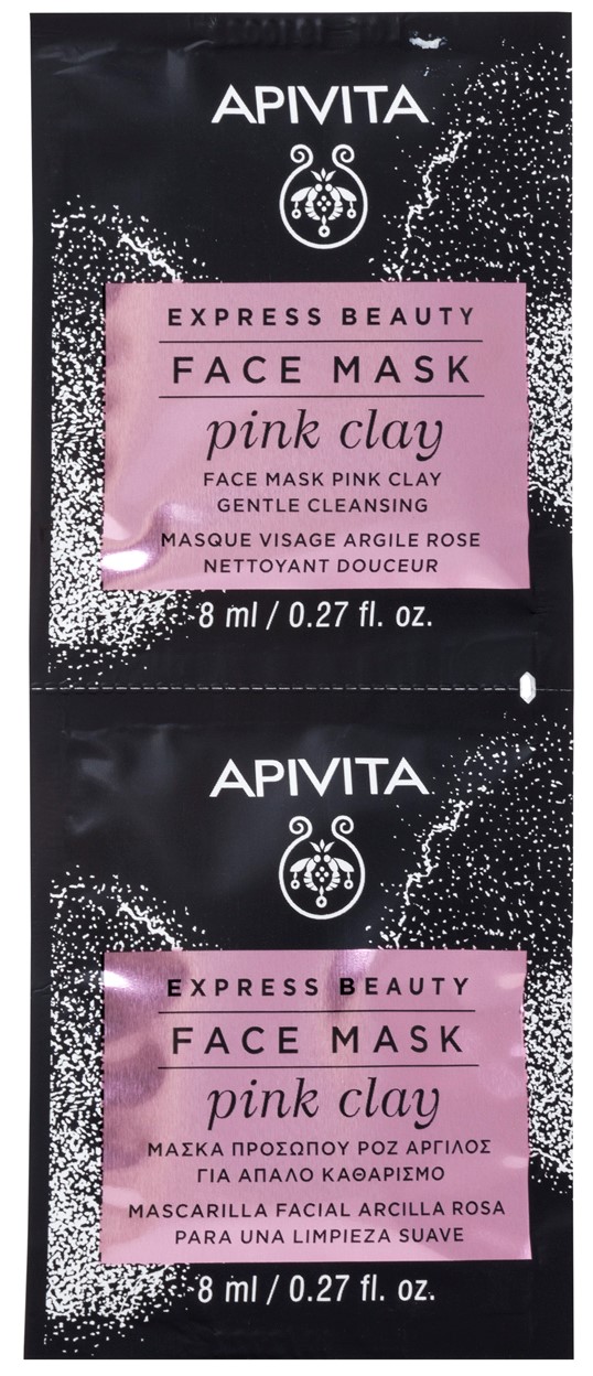 Apivita Маска для лица с Розовой Глиной, 2x8 мл (Apivita, Express Beauty)