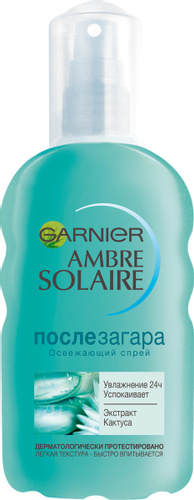 Гарньер Освежающий спрей для тела после загара, увлажняющий и успокаивающий, 200 мл (Garnier, Amber solaire) фото 0
