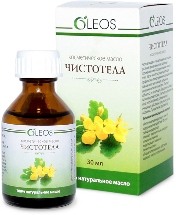 Олеос Косметическое масло Чистотела 30 мл (Oleos, Косметические масла) фото 0