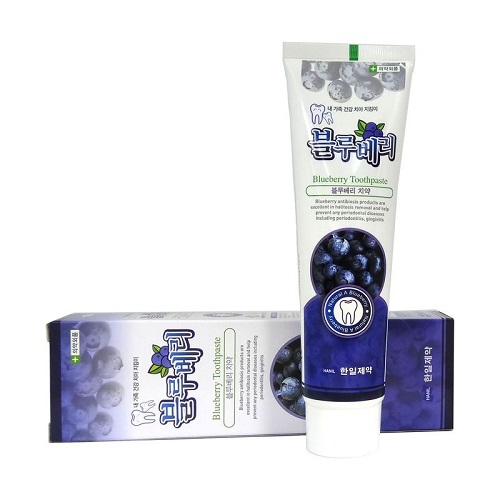 Ханил Зубная паста с экстрактом черники 'Blueberry' 180 г (Hanil, Уход за полостью рта/) фото 0