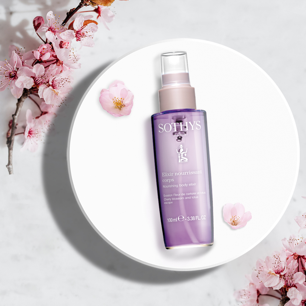 Сотис Насыщенный эликсир для тела с цветками вишни и лотоса, 100 мл (Sothys, Body) фото 1