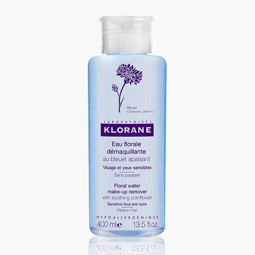 Клоран Мицеллярная вода для снятия макияжа с экстрактом василька 400 мл (Klorane, Eye Care Range) фото 0