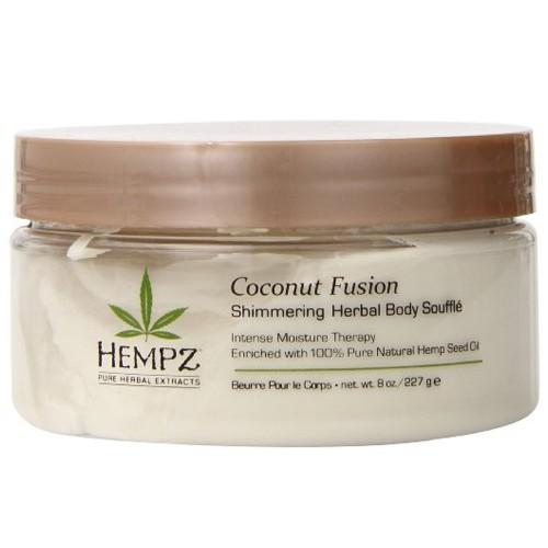 Хемпз Суфле для тела с мерцающим эффектом Herbal Body Souffle Coconut Fusion, 227 гр (Hempz, Кокосовый фьюжн) фото 0
