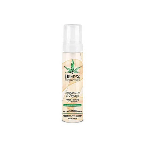 Хемпз Гель-мусс для душа Sugarcane & Papaya Herbal Foaming Body Wash, 250 мл (Hempz, Сахарный тростник и папайя) фото 0
