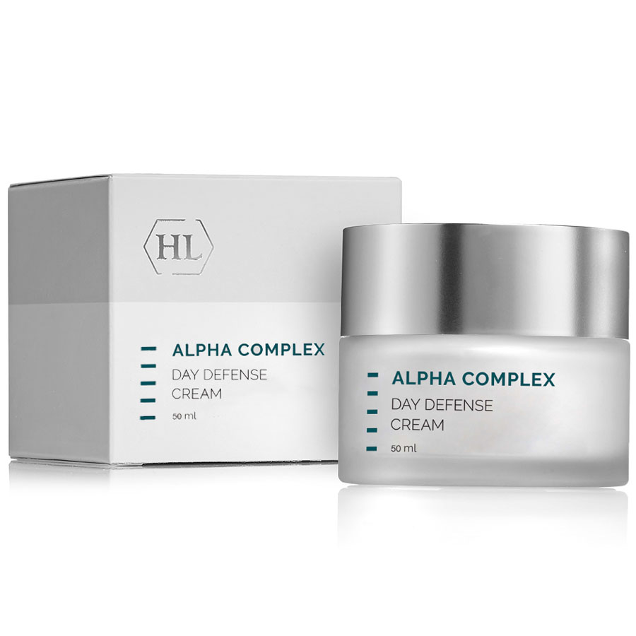 Holyland Laboratories Дневной защитный крем с AHA кислотами ALPHA COMPLEX DAY DEFENSE CREAM, 50 мл (Holyland Laboratories, Alpha Complex) holyland laboratories деликатное очищающее средство 250 мл holyland laboratories alpha complex