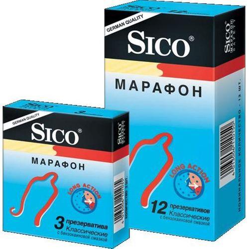 Презервативы 12 Марафон (Sico, Sico презервативы)