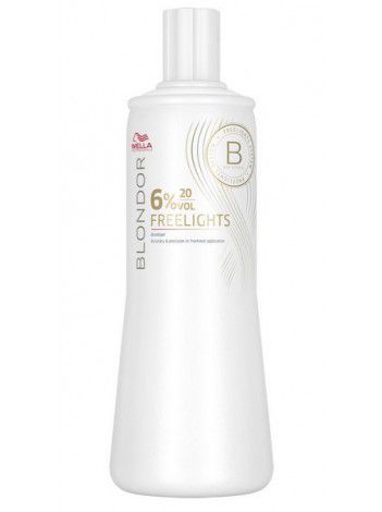

Wella Professionals Окислитель Blondor Freelights 6%, 1000 мл (Wella Professionals, Обесцвечивание), Обесцвечивание