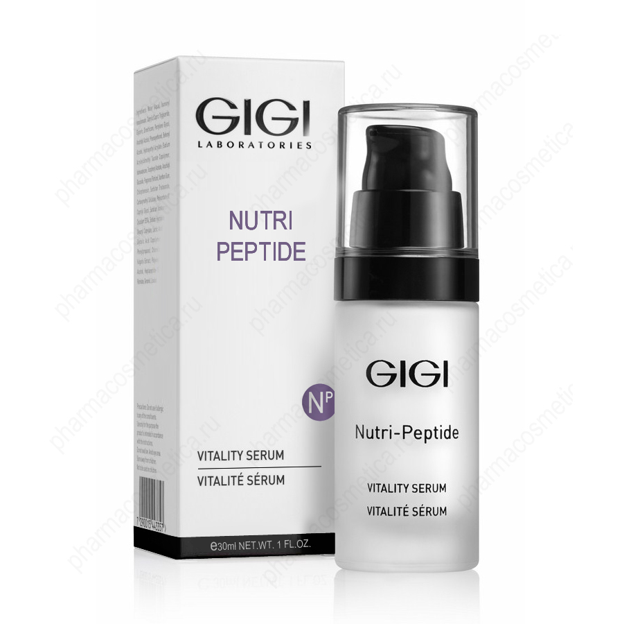 GiGi Пептидная обновляющая сыворотка Vitality Serum, 30 мл (GiGi, Nutri-Peptide) gigi nutri peptide vitality serum пептидная оживляющая сыворотка для лица 120 мл