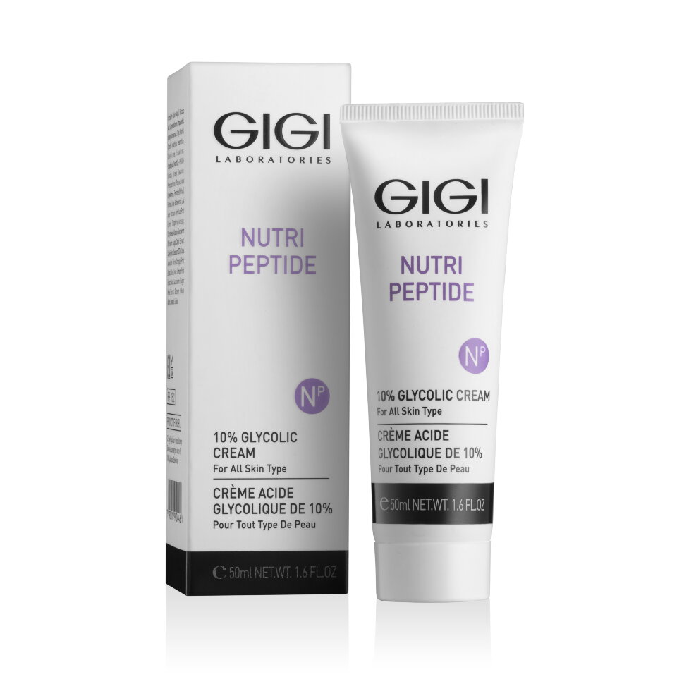 ночной крем для лица gigi nutri peptide 10% lactic cream 50 мл GiGi Крем ночной Glycolic Cream 10%, 50 мл (GiGi, Nutri-Peptide)